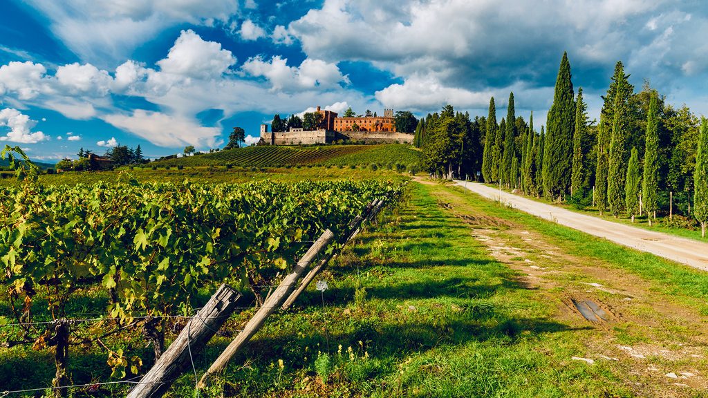 Chianti-Weinbauregion-Classico-Castello di Brolio-Rotwein