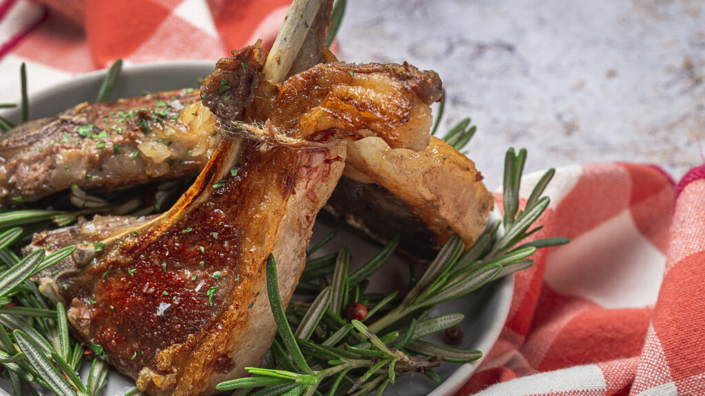 agneau-chops-rosmarin-grillé
