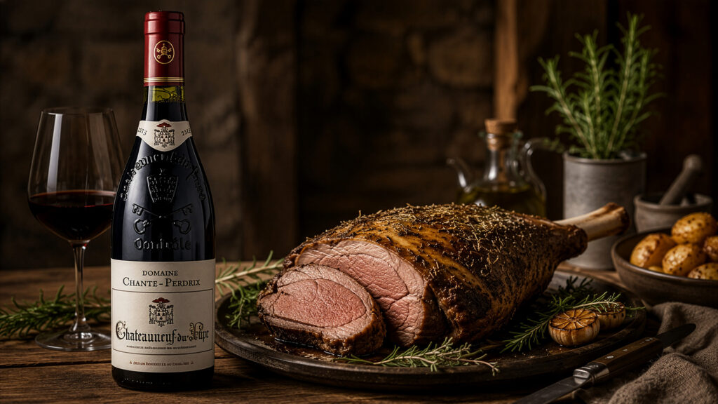 Domaine-de-Chante-Perdrix-Chateauneuf-du-Pape-Foodpairing-Lammkeule-Ritschard-Shop-Weine-Blog-Magazin