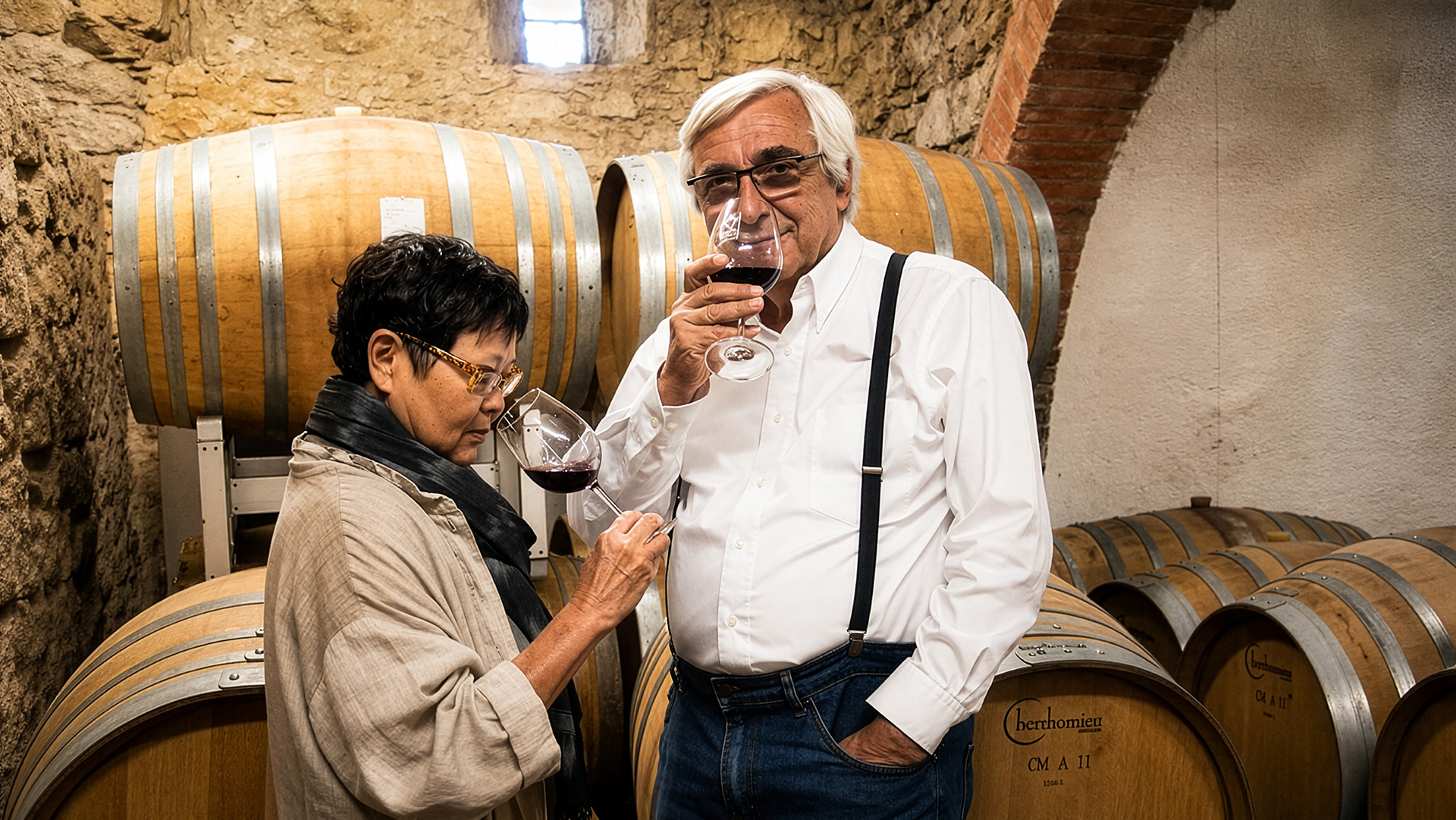 Azienda-Batzella-Toskana-Weingut-Khanh Nguyen und Franco Batzella