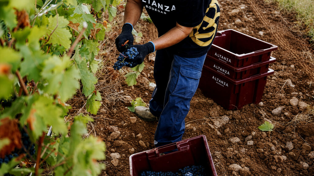 Bodegas-Altanza-Weingut-Spanien-Rioja-Weinlese