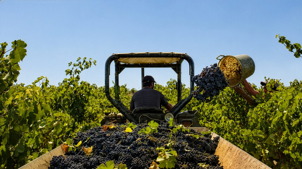 Tenute-Orestiadi-Sizilien-Weinernte-Weinlese