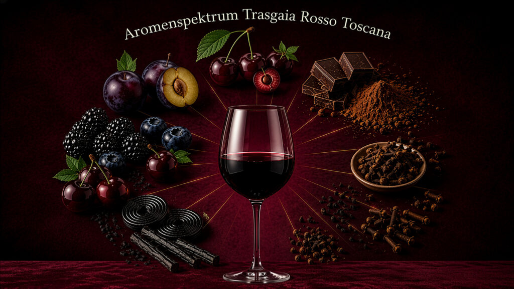 Villa-Trasqua-Chianti-Toskana-Weingut-Aromenspektrum-Trasgaia-Rosso-Toscana