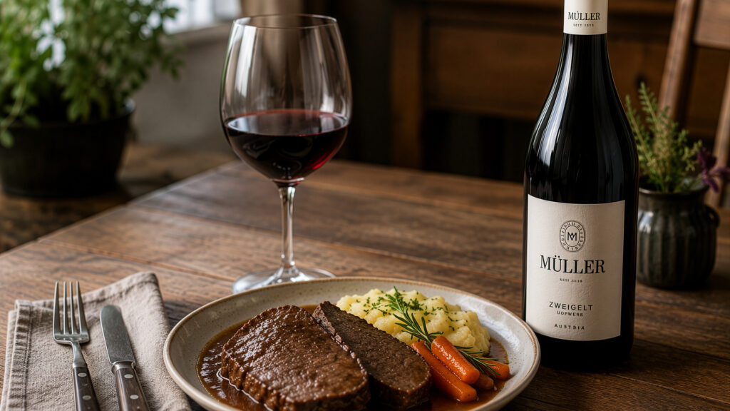 Weingut Müller-Foodpairing-Zweigelt